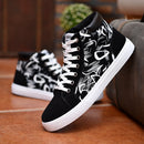 Street Art Vibe High-Top Sneakers