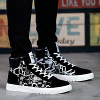 Street Art Vibe High-Top Sneakers