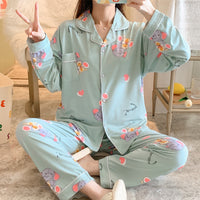 Lapel Pajama Set