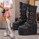 Super High Heel Martin Boots