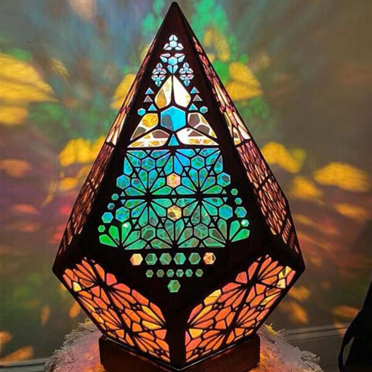 Prismatic Bloom Lantern