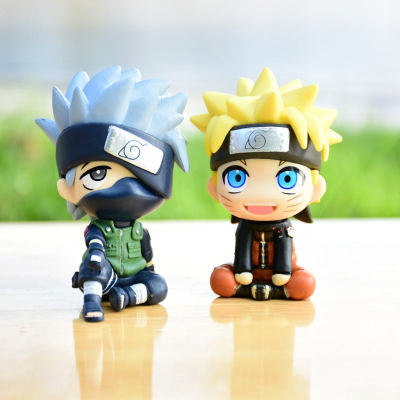 Chibi Ninjas Sitting Figure Set