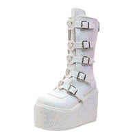 Super High Heel Martin Boots