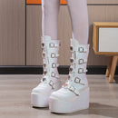 Super High Heel Martin Boots