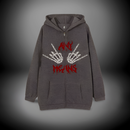 Rebel Bones Zip-Up Hoodie