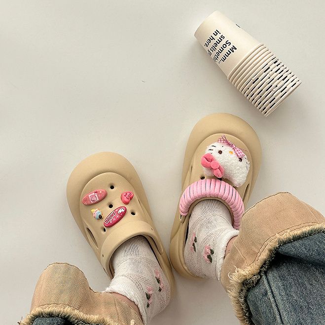 Kawaii Kitty Cozy Crocs