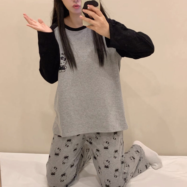 Midnight Kitty Loungewear Set