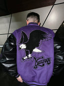 Majestic Flight Velvet Varsity Jacket