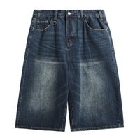 Urban Flow Wide-Leg Denim Shorts