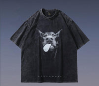 Doberman Graphic Black Shirts