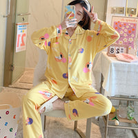 Lapel Pajama Set