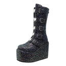 Super High Heel Martin Boots