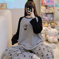 Midnight Kitty Loungewear Set