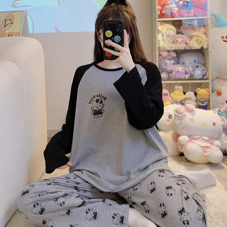 Midnight Kitty Loungewear Set